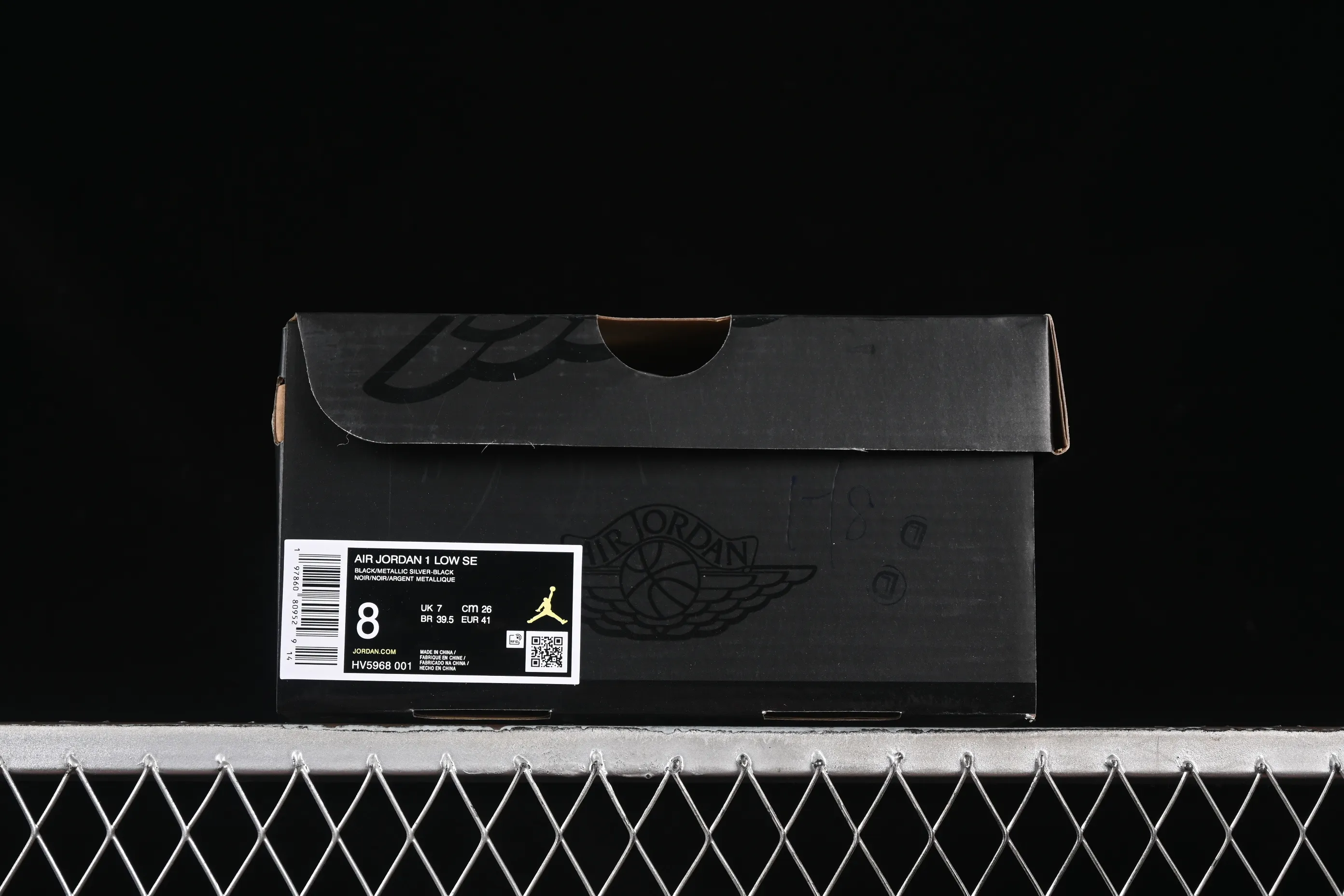 All categories Air Jordan Jordan series basketball shoes Air Jordan 1 Low G version pure original Air Jordan 1 Low AJ1 Joe 1 black and white canvas leather low-top cultural basketball shoes HV5968-001